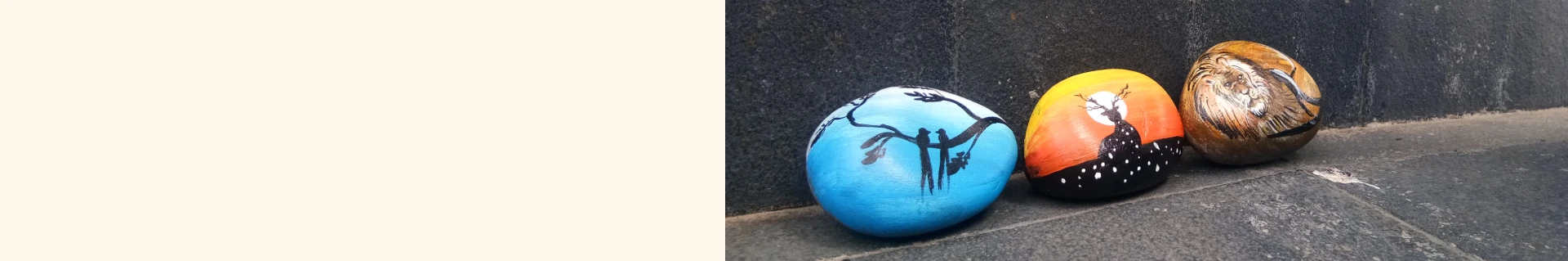 Pebble-painting